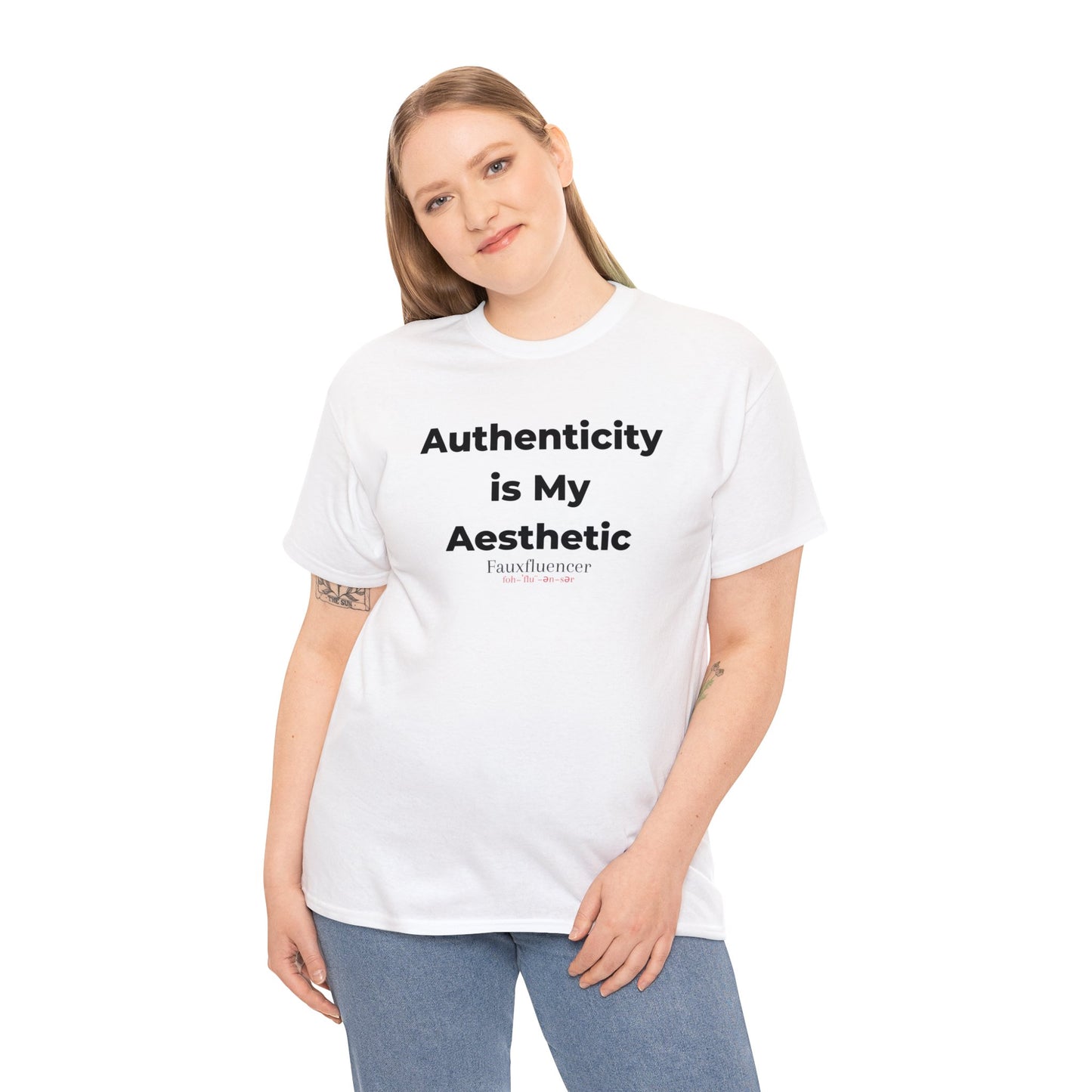 Authenticity is My Aesthetic | Heavy Cotton Tee