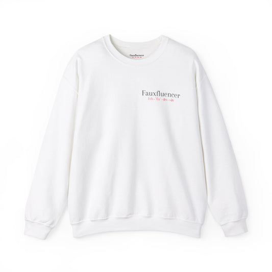 Fauxfluencer | Unisex Heavy Blend™ Crewneck Sweatshirt